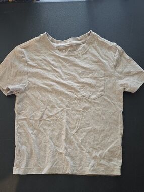 Old Navy Kids Short Sleeve Pocket Tee - Heather Taupe